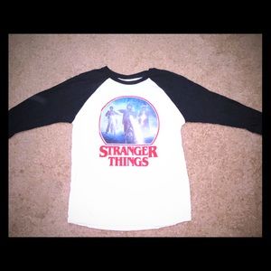 Stranger things long sleeved shirt.